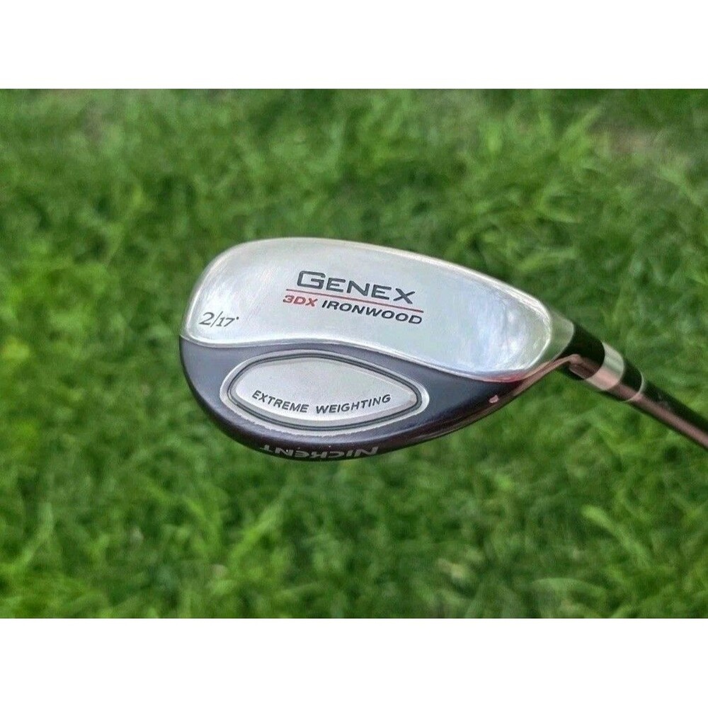 Nickent Genex 3DX Ironwood 17° 2 Hybrid RH Speed Rated Graphite S Flex New Grip